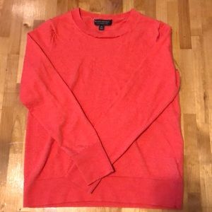 Banana Republic coral whoop sweater